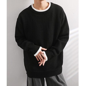 【网3225】宽松长袖针织衫A079-2314-P49,男装针织衫/毛衣,电商A079