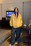【网59】学院风拉链开衫外套A079-D642-P48，女装短外套，电商A079