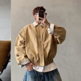 【网6】夹克男装2025新款男士秋装上衣A079-W230-P63，男装夹克，电商A079