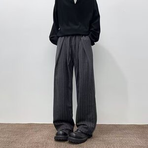 【网41】25新款宽松直筒水洗潮牌酷帅长裤子A079-A8067-P45图片