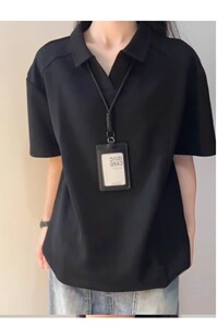 [012]纯色翻领T恤男女长袖T恤polo衫情侣装A079-D910-P30图片