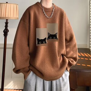 【网126】25宽松秋季新款套头软糯毛衣男女A079-6594-P43图片
