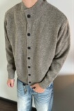 【82】25开衫毛衣男女秋季宽松情侣百搭针织衫外套A079-MY05-P55，男装针织衫/毛衣，电商A079