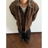棉衣冬季假两件棉衣男夹克外套男士男款棉服A079-MY6106-P86，男装夹克，电商A079