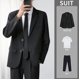 黑色(西服+短衬衫+/西裤) 黑色(西服+短衬衫+/西裤)