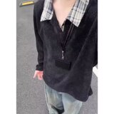 【网21】长袖T恤女装大码内搭上衣2025秋季新款A079-WY28-P32，男装T恤，电商A079