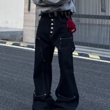 【117】牛仔裤香蕉裤显瘦拖地百搭阔腿男女A079-2211-P59，男装牛仔裤，电商A079