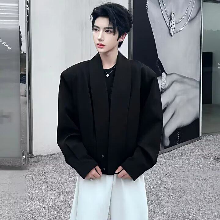 【网23】百搭简约文艺潮流流行西装A079-X18-54,男装西服,电商A079