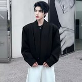 【网23】百搭简约文艺潮流流行西装A079-X18-54，男装西服，电商A079
