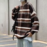 【网108】25新款潮流原宿长袖毛衣A079-7115-P31，男装针织衫/毛衣，电商A079