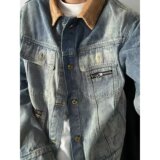 【网54】牛仔夹克简约文艺百搭A079-2607-P68，男装夹克，电商A079