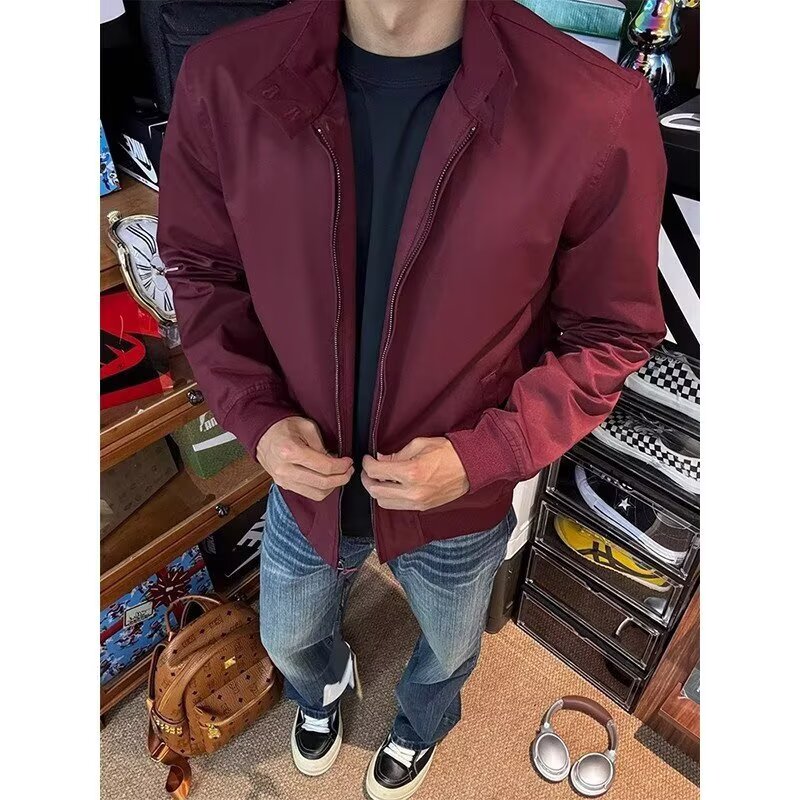 【001】棒球服外套男春秋季2025新款潮休闲宽松A079-H522-P58,女装短外套,电商A079