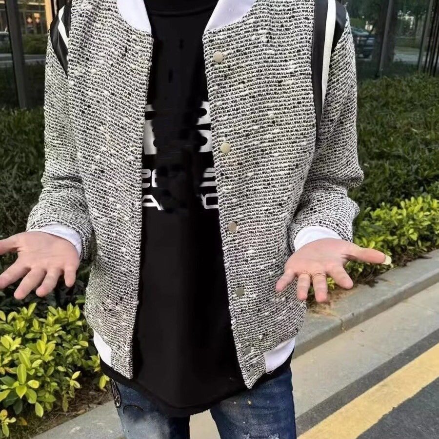 [11]接棒球服外套男女情侣美式复古撞色小香风夹克A079-M700-P53,男装夹克,电商A079