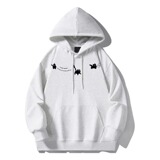 【网91】加绒加厚连帽卫衣小猫咪印花卫衣秋冬A079-LR1381-P43，男装卫衣，电商A079