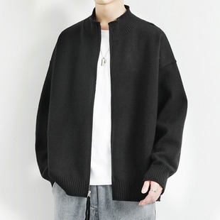 MY213 立领夹克宽松针织毛衣A079 P55