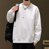 【195】新款卫衣刺绣高级感长袖t恤男款休闲打底衫A079-W41-P40，男装T恤，电商A079