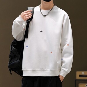 【195】新款卫衣刺绣高级感长袖t恤男款休闲打底衫A079-W41-P40图片