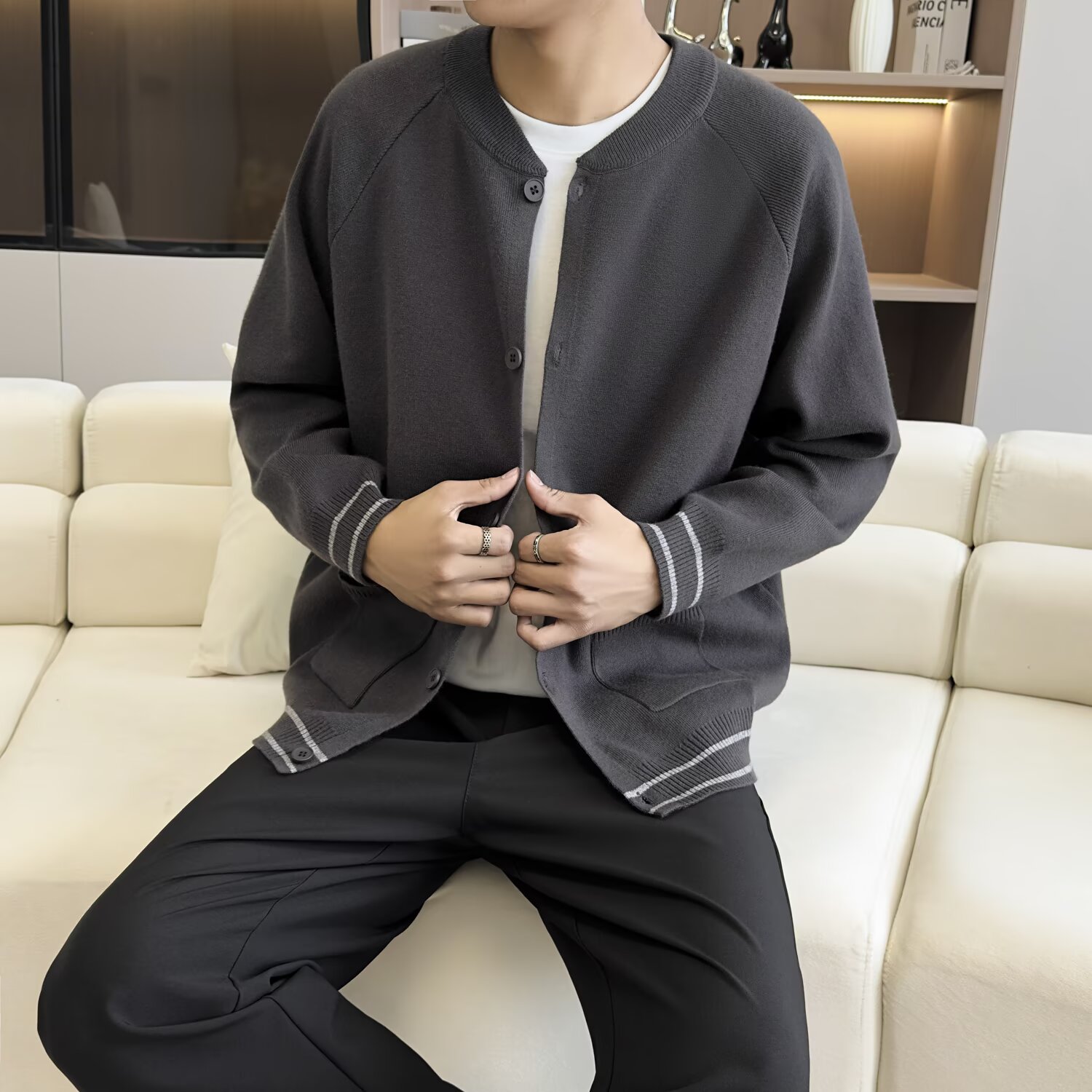 【005】针织衫毛衣开衫外套A079-M89-P65,男装针织衫/毛衣,电商A079