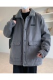 【187】麂皮绒外套男春秋季夹克青少年复古褂子A079--2582-P82，男装夹克，电商A079