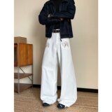 【网39】牛仔裤松显瘦直筒阔腿拖地裤A079-7805-P47，男装牛仔裤，电商A079