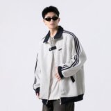 【网4】拼接运动卫衣男春秋季新款潮牌休闲外套A079-5017-P47，女装短外套，电商A079
