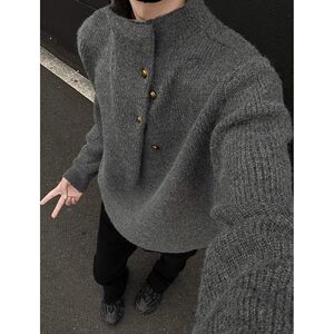 【079】高领毛衣男针织衫上衣A079-MY606-P60图片