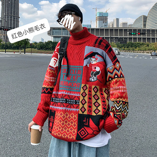 A146 25宽松上衣服情侣装 A079 p52 加绒针织衫