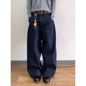 【网75】牛仔裤男春秋阔腿宽松工装裤子A079-N1520-P45,男装牛仔裤,电商A079