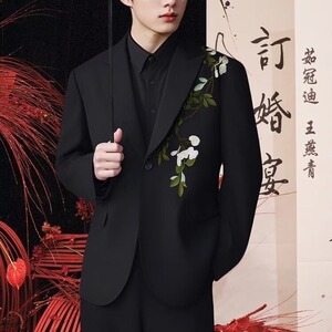 【网48】中山装西服外套男A079-XZ105-P58图片