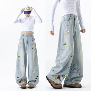 【网36】日系百搭牛仔裤原宿文艺潮流A079-6637 -48,男装牛仔裤,电商A079