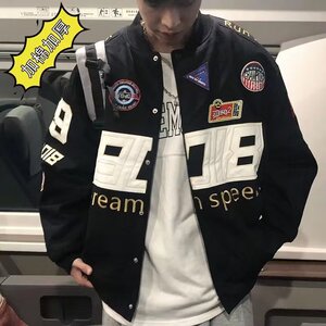 【网136】外套秋冬款宽松情侣棒球服刺绣夹克男A079-J40-P61-71
