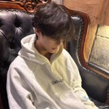004]刺绣连帽运动衫男款2重磅宽松情侣上衣A079-WY016-P52，男装卫衣，电商A079