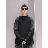 【网131】圆领卫衣男宽松休闲百搭纯棉长袖T恤A079-Y102-P42，男装T恤，电商A079
