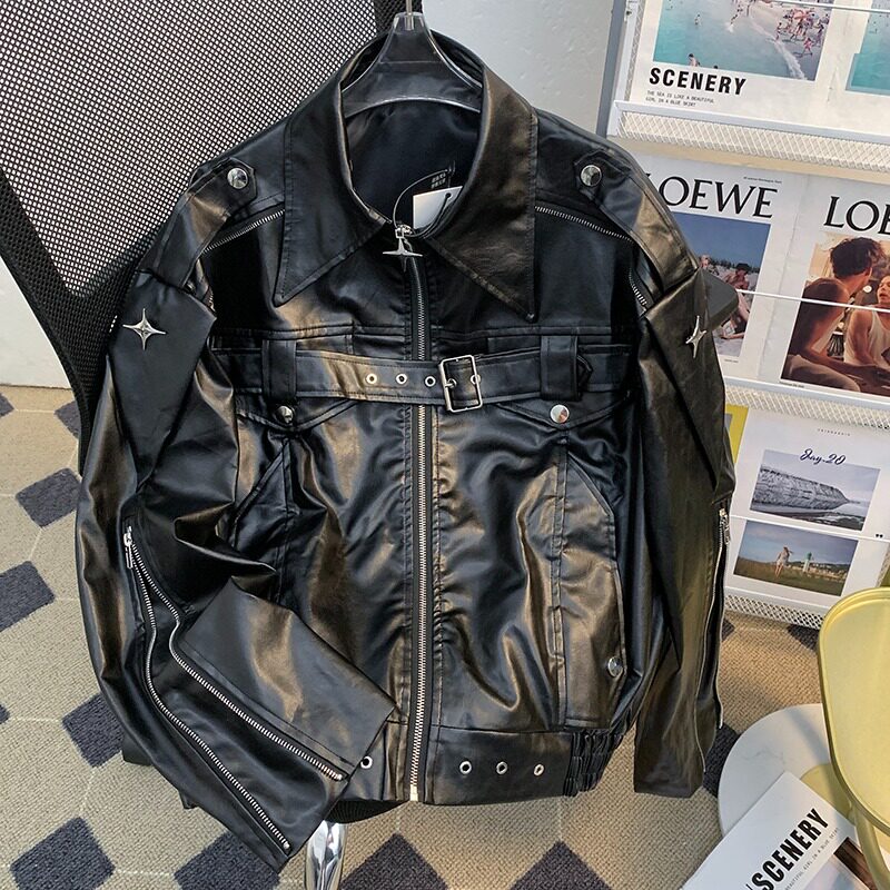 【77】大码机车服夹克A079-JK3610-P82,男装夹克,电商A079