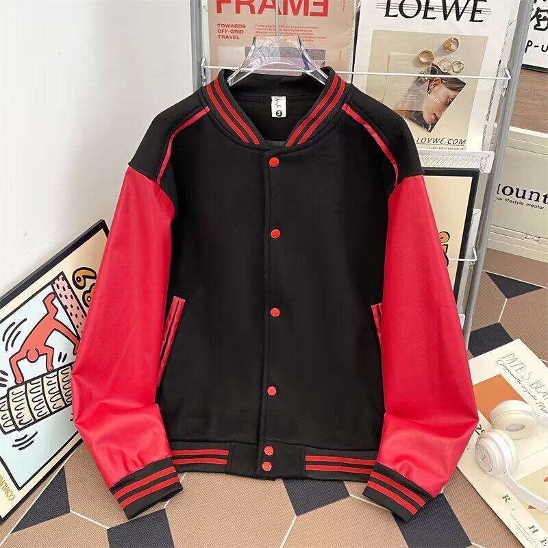 【网57】拼皮毛巾绣棒球服百搭A079-HT225-P61,女装职业装,电商A079