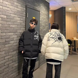 【280】25立领棉衣蜘蛛印花棉服A079-8831-P78图片