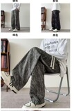 网24】秋季加绒加厚宽松直筒运动阔腿休闲长裤A079-GK20-P30，男装卫衣，电商A079