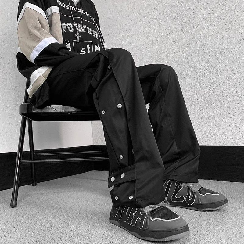 【网38】休闲裤男秋冬季加绒oversize裤子A079-A584-P35-40,男装卫衣,电商A079