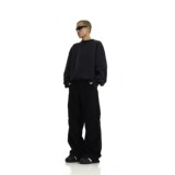 [002]工装牛仔裤男情侣宽松直筒阔腿休闲长裤A079-K6606-P59，男装牛仔裤，电商A079