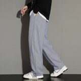 【网1】5弯刀裤男大码春秋潮牌胖子哈伦直筒卫裤A079-K21-P37-39，男装休闲裤，电商A079