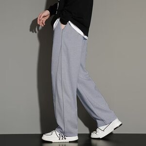 【网1】5弯刀裤男大码春秋潮牌胖子哈伦直筒卫裤A079-K21-P37-39,男装休闲裤,电商A079