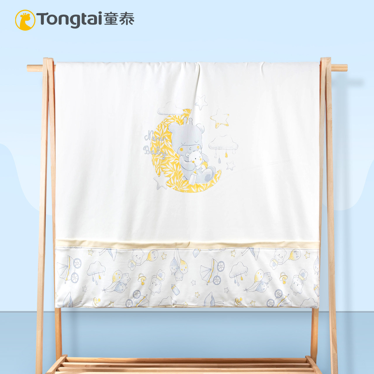 童泰春夏季新款童被婴幼儿活胆夏凉被宝宝可脱胆纯棉亲肤空调被子