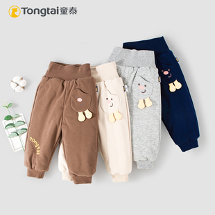 3岁高腰保暖外穿护肚裤 加棉加厚150克男女宝宝1 冬季 童泰宝宝棉裤