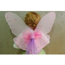 派对演出表演舞会装扮服装 精灵 万圣节儿童蝴蝶翅膀道具（精品）