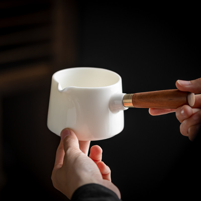 苏氏陶瓷羊脂玉瓷公道杯陶瓷茶海德化白瓷分茶器功夫茶具大号公杯,餐饮具,公道杯,淘宝优惠券,粉丝福利购,淘宝优惠卷