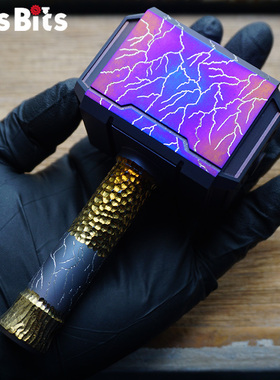 复仇者联盟二代钛合金一体成型大号雷神锤漫威THOR雷神锤把玩件