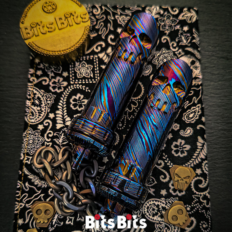 钛合金双截棍EDC迷你防身短棍