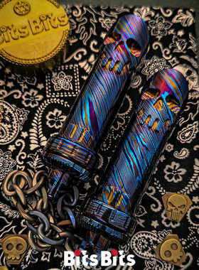 Bits钛合金双节棍合法防身用品edc指尖陀螺可拆卸迷你双截棍