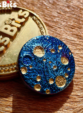 钛合金星陨项链吊坠星空无事牌EDC忘忧石男女吊牌七夕礼物挂件