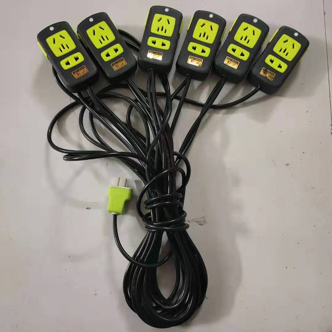 婚庆道具地灯龙珠花蕾路引线插座插板电线插排串联线电源线排路引